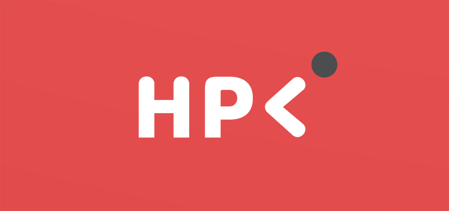 HiPeak logo on a pink background